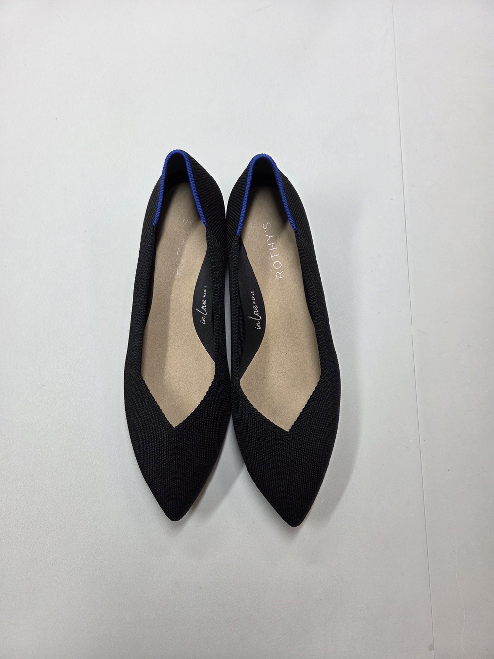 NWOB ROTHY’S The High Point Block Heel Women’s Size 8 Black 8000 - Picture 3 of 11